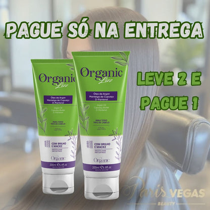 Organic Lizz - Progressiva Sem Formol - Compre 1 E Leve 2 - com 50% de DESCONTO