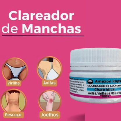 CLAREADOR DE MANCHAS CICATRIDIVA 250G - Diga Adeus às Manchas! Sua Pele Renovada e Radiante com Cicatridiva!